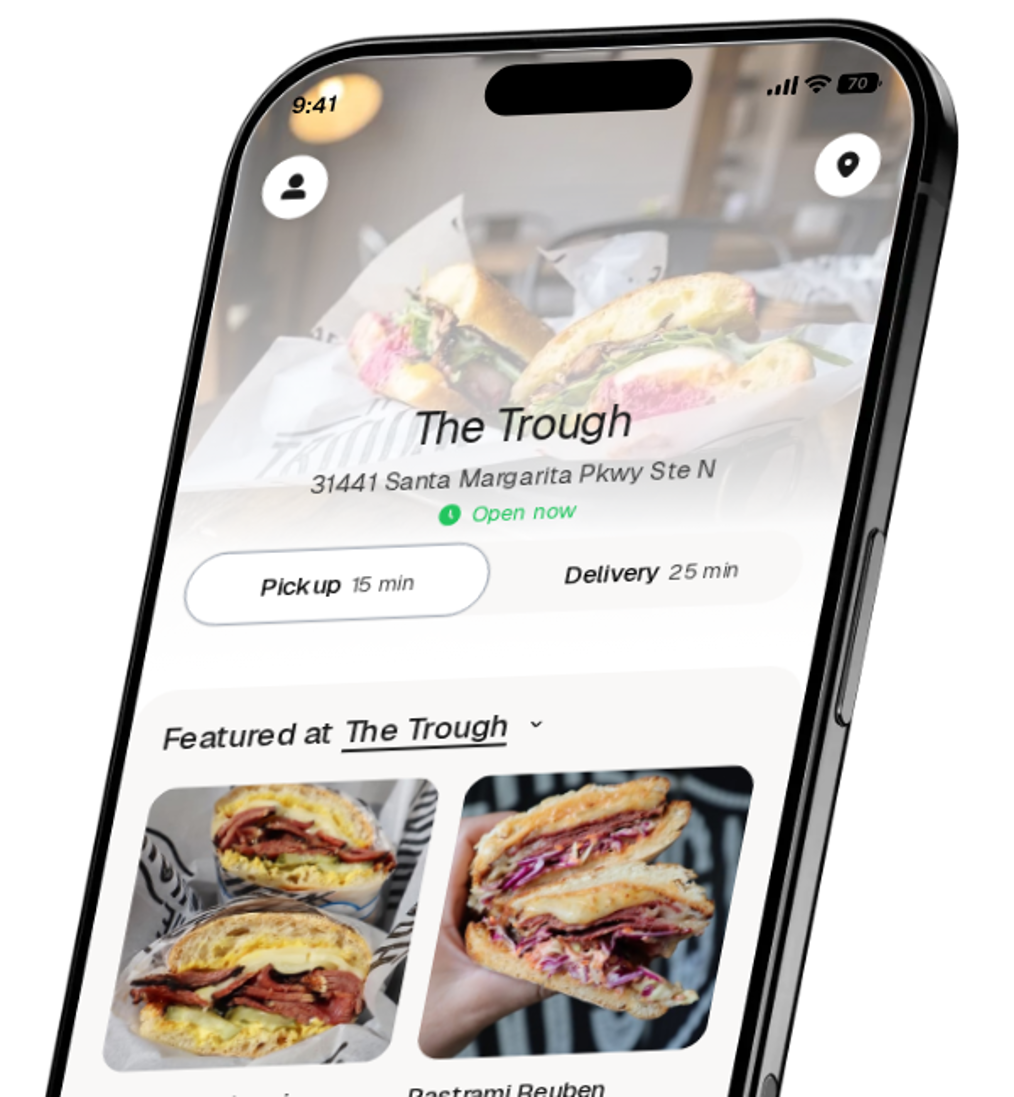 The Trough app preview